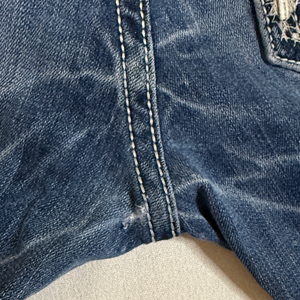 Miss Me Indigo Boot Cut Jeans with Embellished Pockets - Picture 9 of 9